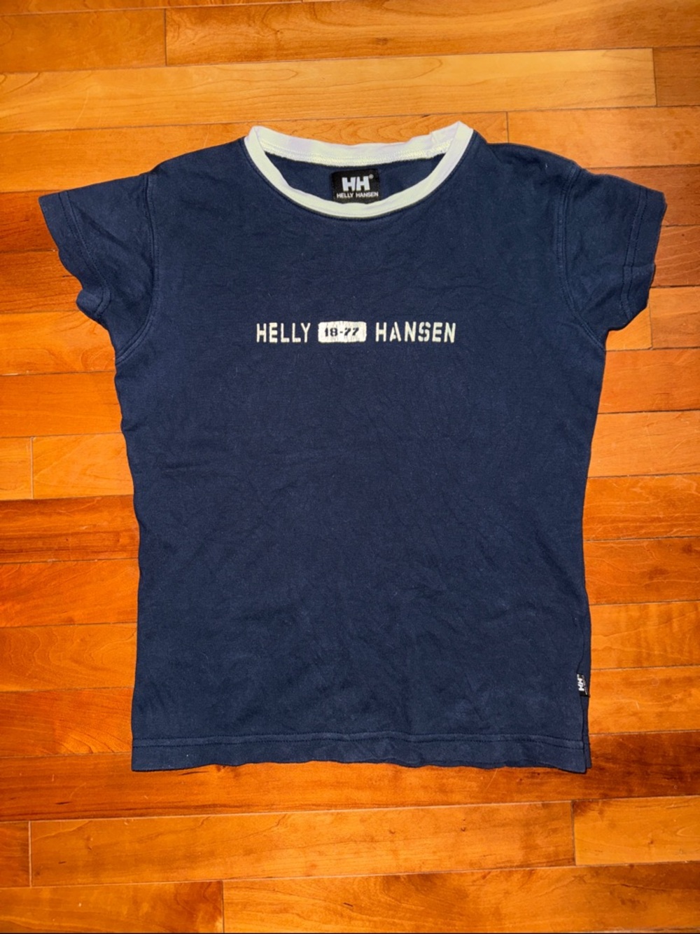 Y2K Helly Hansen Navy Logo Tee